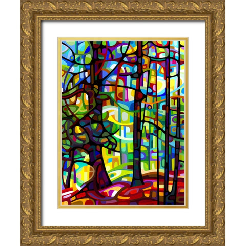 After the Rain Gold Ornate Wood Framed Art Print with Double Matting by Budan, Mandy