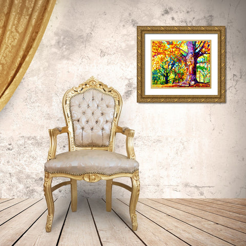One Fine Day Gold Ornate Wood Framed Art Print with Double Matting by Budan, Mandy