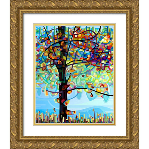 Along The River Gold Ornate Wood Framed Art Print with Double Matting by Budan, Mandy