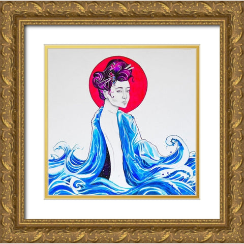 Yume Gold Ornate Wood Framed Art Print with Double Matting by Allante, Marc