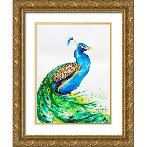 Aphrodite Gold Ornate Wood Framed Art Print with Double Matting by Allante, Marc