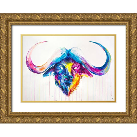 Bastion Gold Ornate Wood Framed Art Print with Double Matting by Allante, Marc