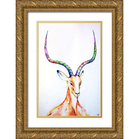 Citadel Gold Ornate Wood Framed Art Print with Double Matting by Allante, Marc