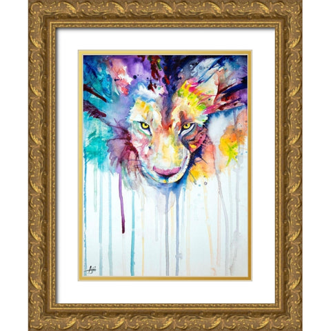 Cepheus Gold Ornate Wood Framed Art Print with Double Matting by Allante, Marc