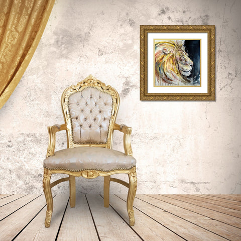 Heavy Lies The Head That Wears the Crown Gold Ornate Wood Framed Art Print with Double Matting by Allante, Marc