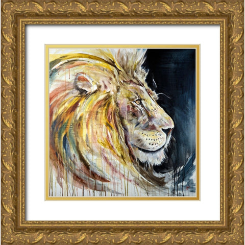 Heavy Lies The Head That Wears the Crown Gold Ornate Wood Framed Art Print with Double Matting by Allante, Marc