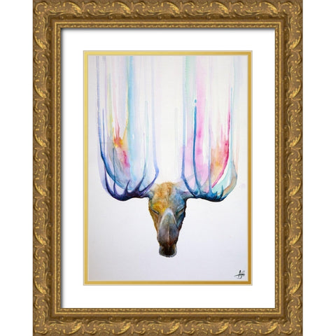 Zen Gold Ornate Wood Framed Art Print with Double Matting by Allante, Marc