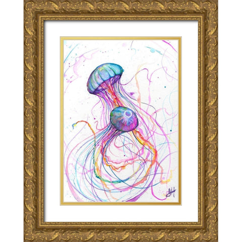 You So Jelly Gold Ornate Wood Framed Art Print with Double Matting by Allante, Marc