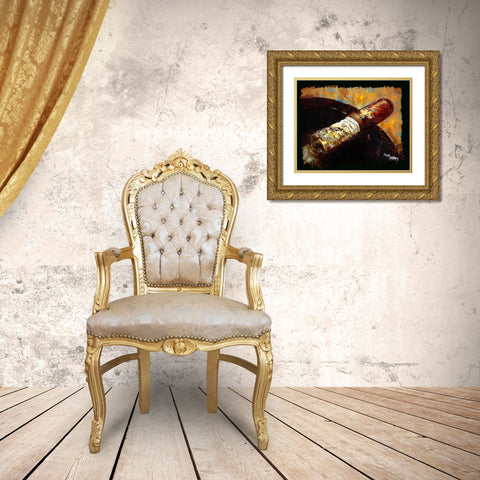 The Long Ash 1 Gold Ornate Wood Framed Art Print with Double Matting by Murray Henderson Fine Art
