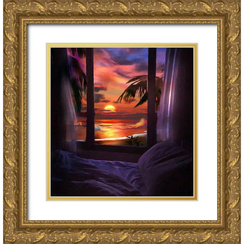 The Dream Print Gold Ornate Wood Framed Art Print with Double Matting by Murray Henderson Fine Art