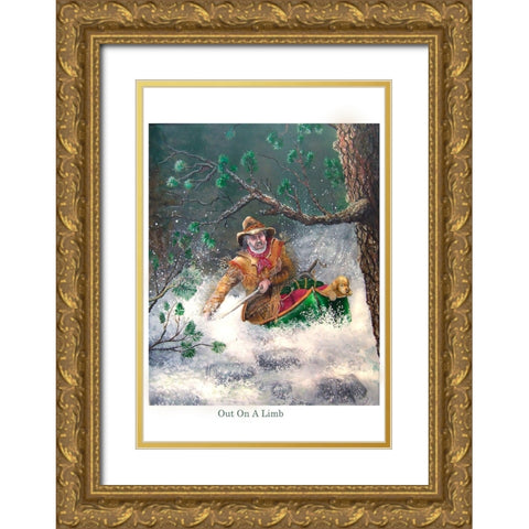 Canue 13-19 Readyweb Gold Ornate Wood Framed Art Print with Double Matting by Murray Henderson Fine Art