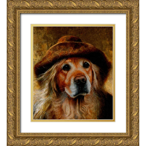 Gold Digger Gold Ornate Wood Framed Art Print with Double Matting by Murray Henderson Fine Art