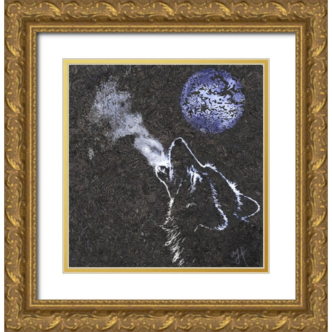 The Song Gold Ornate Wood Framed Art Print with Double Matting by Murray Henderson Fine Art