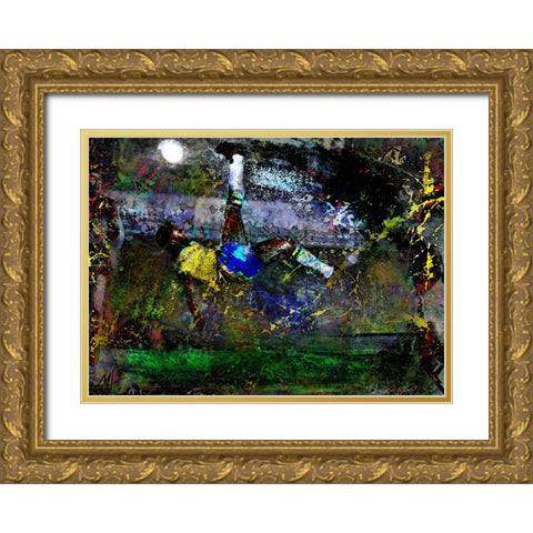 Pele Gold Ornate Wood Framed Art Print with Double Matting by Murray Henderson Fine Art