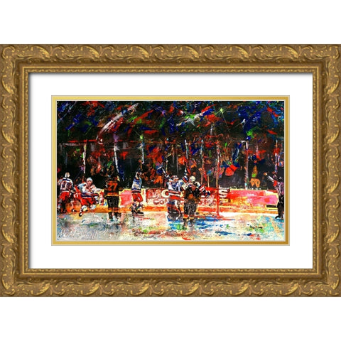 Ranger Win Gold Ornate Wood Framed Art Print with Double Matting by Murray Henderson Fine Art
