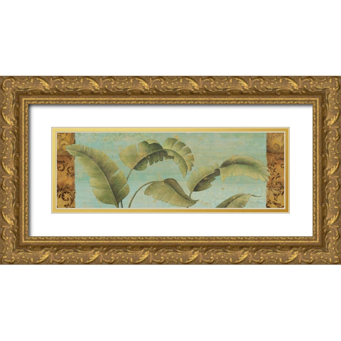 Palm Dance I Gold Ornate Wood Framed Art Print with Double Matting by Zaccheo, John