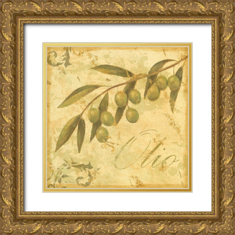 Tuscany I Gold Ornate Wood Framed Art Print with Double Matting by Zaccheo, John
