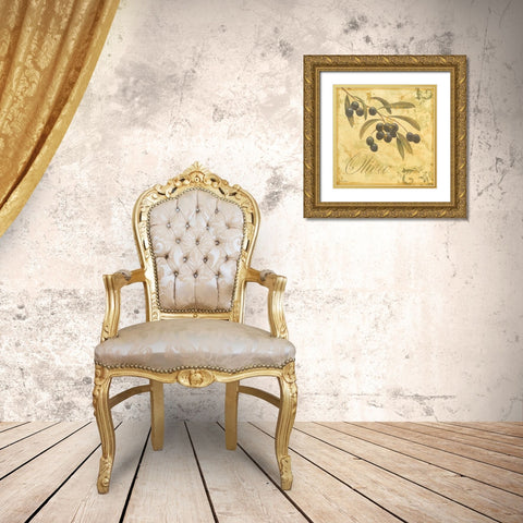 Tuscany II Gold Ornate Wood Framed Art Print with Double Matting by Zaccheo, John