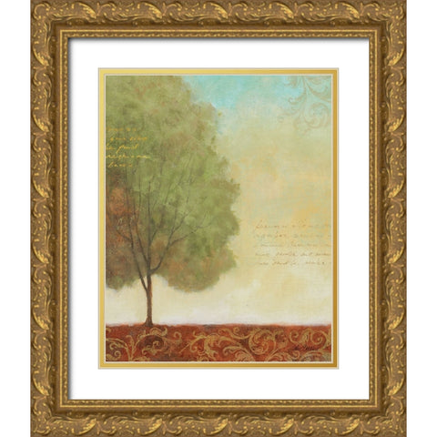 Beautiful Day II Gold Ornate Wood Framed Art Print with Double Matting by Zaccheo, John