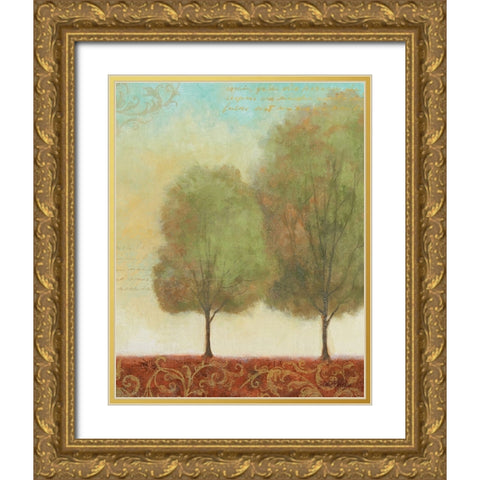 Beautiful Day III Gold Ornate Wood Framed Art Print with Double Matting by Zaccheo, John