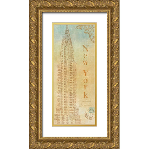 Travel Monuments II Gold Ornate Wood Framed Art Print with Double Matting by Zaccheo, John