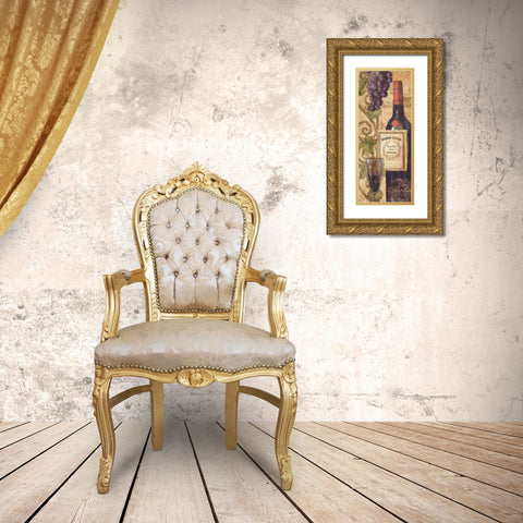Wine Tasting Vi Gold Ornate Wood Framed Art Print with Double Matting by Zaccheo, John