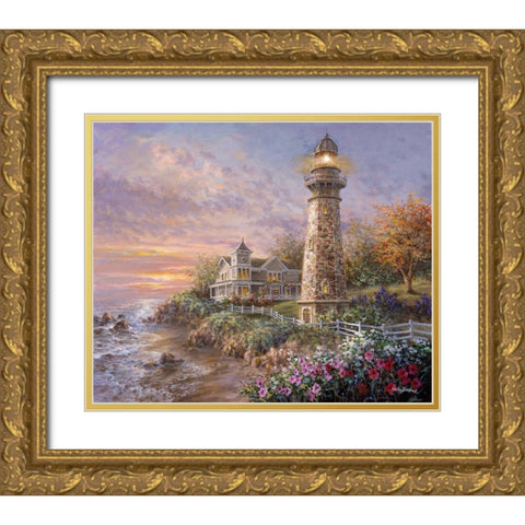 Majestic Guardian Gold Ornate Wood Framed Art Print with Double Matting by Boehme, Nicky
