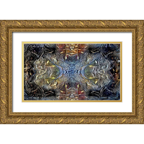 Ancients Gold Ornate Wood Framed Art Print with Double Matting by Gavidia, Pedro