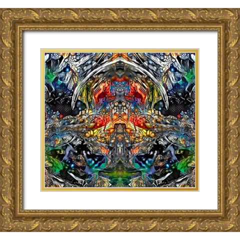 Being Gold Ornate Wood Framed Art Print with Double Matting by Gavidia, Pedro