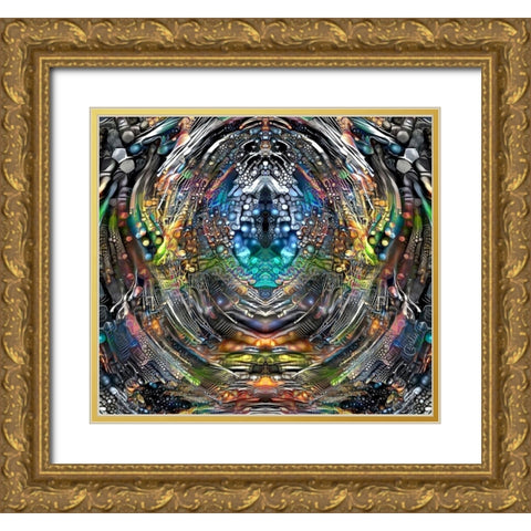 Portal Gold Ornate Wood Framed Art Print with Double Matting by Gavidia, Pedro