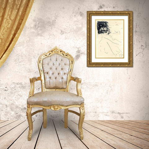 Charisma Gold Ornate Wood Framed Art Print with Double Matting by Randy Noble Fine Art