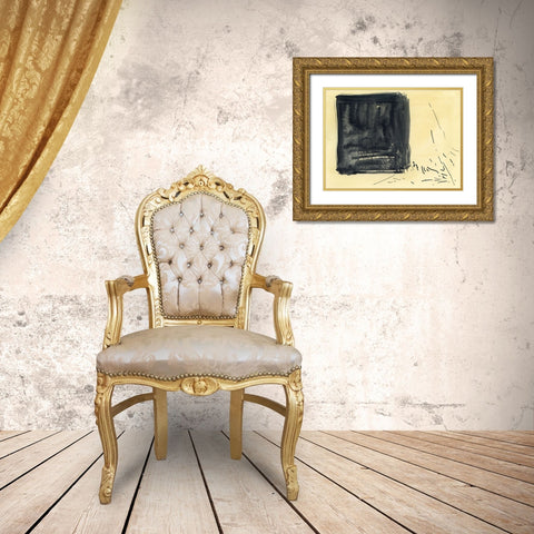 Complex Gold Ornate Wood Framed Art Print with Double Matting by Randy Noble Fine Art