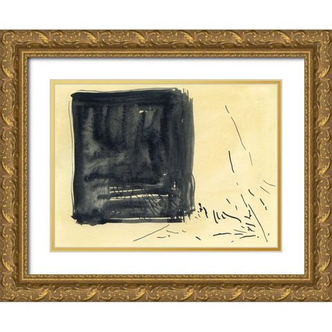 Complex Gold Ornate Wood Framed Art Print with Double Matting by Randy Noble Fine Art