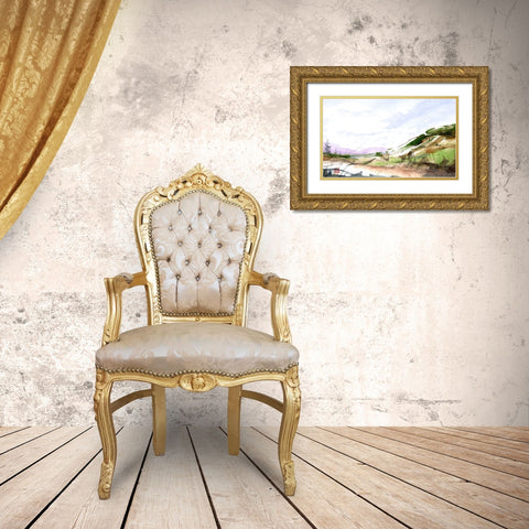 Observation Point Gold Ornate Wood Framed Art Print with Double Matting by Randy Noble Fine Art