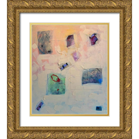 Bold Entry Gold Ornate Wood Framed Art Print with Double Matting by Randy Noble Fine Art