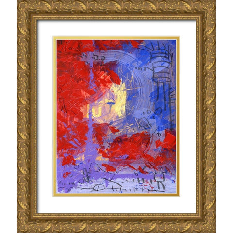 District Gold Ornate Wood Framed Art Print with Double Matting by Randy Noble Fine Art