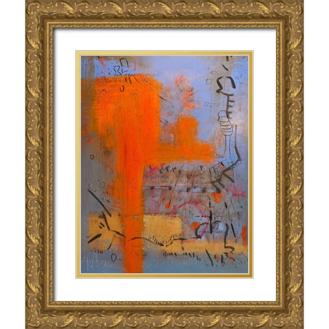 Meanings Gold Ornate Wood Framed Art Print with Double Matting by Randy Noble Fine Art