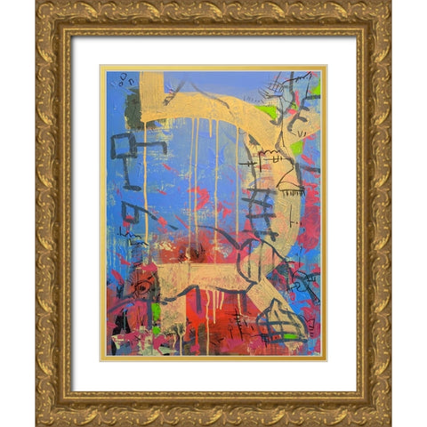 Progression Gold Ornate Wood Framed Art Print with Double Matting by Randy Noble Fine Art