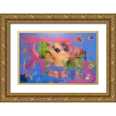 Spiritual Gold Ornate Wood Framed Art Print with Double Matting by Randy Noble Fine Art