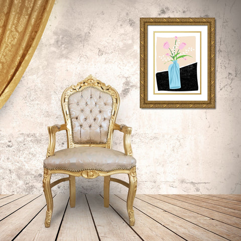 Bloom Alternative Gold Ornate Wood Framed Art Print with Double Matting by Randy Noble Fine Art