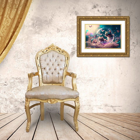 Mystical Morning 1 Gold Ornate Wood Framed Art Print with Double Matting by Heere, Ray