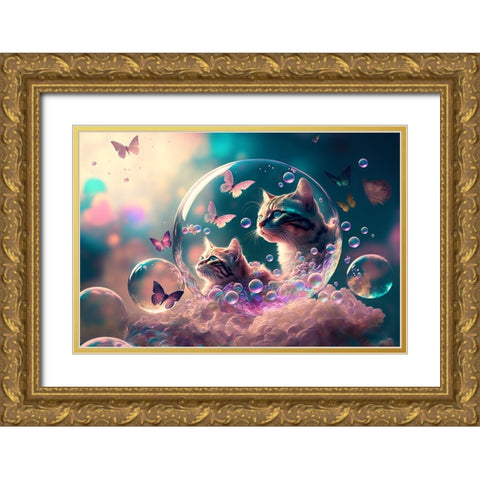 Mystical Morning 1 Gold Ornate Wood Framed Art Print with Double Matting by Heere, Ray
