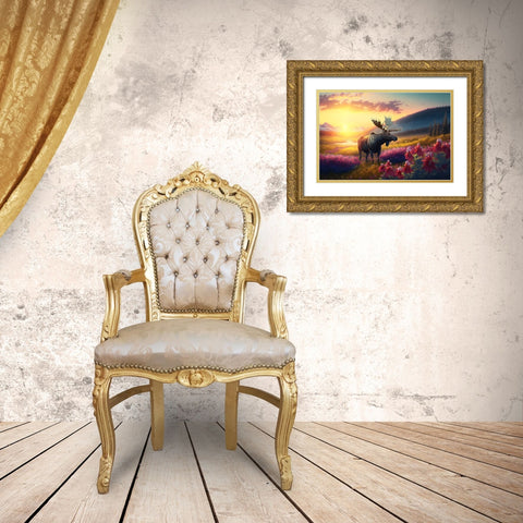 North American Wildlife 10 Gold Ornate Wood Framed Art Print with Double Matting by Heere, Ray