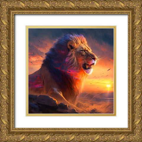 Desert Of Dreams 15 Gold Ornate Wood Framed Art Print with Double Matting by Heere, Ray