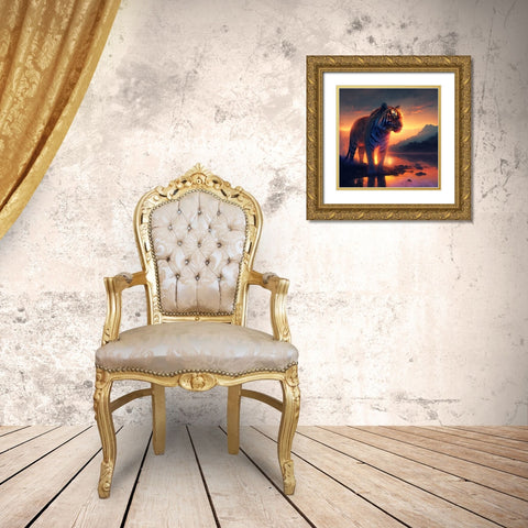 Desert Of Dreams 19 Gold Ornate Wood Framed Art Print with Double Matting by Heere, Ray