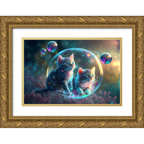 Mystical Morning 13 Gold Ornate Wood Framed Art Print with Double Matting by Heere, Ray