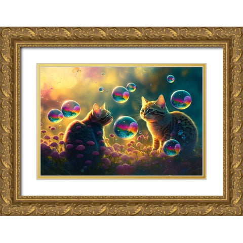 Mystical Morning 17 Gold Ornate Wood Framed Art Print with Double Matting by Heere, Ray