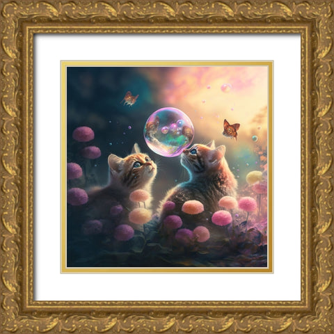 Mystical Morning 18 Gold Ornate Wood Framed Art Print with Double Matting by Heere, Ray