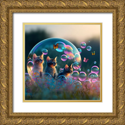 Mystical Morning 22 Gold Ornate Wood Framed Art Print with Double Matting by Heere, Ray