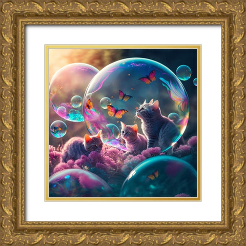 Mystical Morning 23 Gold Ornate Wood Framed Art Print with Double Matting by Heere, Ray